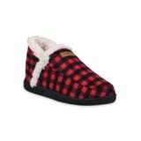 Women's Faux Wool Ankle Slipper Boot Slippers by GaaHuu in Buffalo Check (Size L(9/10))