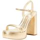 MICHAEL KORS Damen LACI Platform Sandal Sneaker, Soft Pink, 40 EU