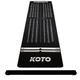 KOTO Oche Carpet Checkout, 285 x 80 cm, Non Slip Carpet Dart Mat, Oche, Darts, Games, Professional Dart Mat, Protect Floor and Darts, With Score, Oche Indicator
