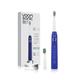 Voom Sonic Pro 5 Series Rechargeable Electronic Toothbrush, Dentist Recommended, Advanced Oral Care, 2 Minute Timer with Quadrant Pacing, 5 Adjustable Speeds, Soft Dupont Nylon Bristles, Blue