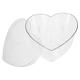 ULTECHNOVO Box Heart Shaped Flower Box Clear Gift Bags Wedding Flowers Clear Goodie Bags Clear Bags Crystal Holder Flower Bouquet Bag Flower Packing Bag Acrylic Heart-shaped Packing Supplies