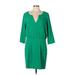 Trina Turk Casual Dress: Green Dresses - Women's Size 10