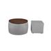 Latitude Run® Fransen Upholstered Storage Ottoman Velvet, Wood in Gray | 14.17 H x 25.2 W x 25.2 D in | Wayfair 6CFEF1C89BDA4F64A009E9C62A81B61B