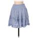 LA Hearts Casual Skirt: Blue Bottoms - Women's Size Small