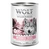 Wolf of Wilderness Adult “Expedition” 6 x 400 g umido per cane - Wooded Trails - Pollame con Vitello