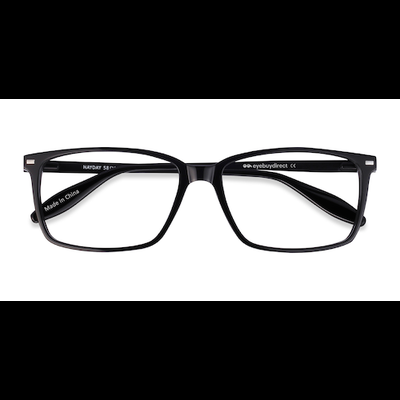 Unisex s rectangle Black Acetate, Metal Prescription eyeglasses - Eyebuydirect s Hayday