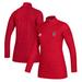 Women's adidas Red NC State Wolfpack Game Mode Performance Quarter-Zip Pullover Top
