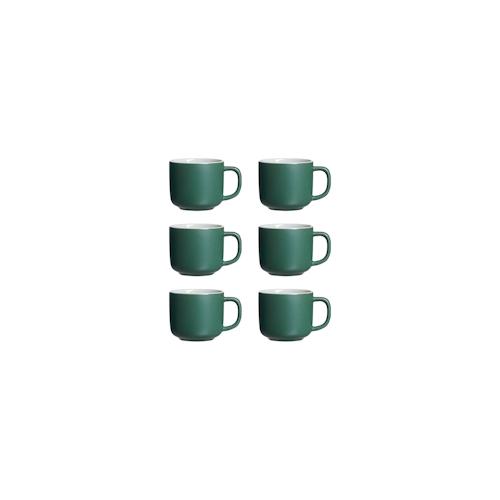 Ritzenhoff & Breker JASPER Kaffeetasse 240 ml grün 6er Set