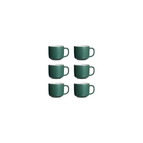 Ritzenhoff & Breker JASPER Kaffeetasse 240 ml grün 6er Set