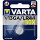 30x Varta Knopfzelle Electronics V 13 GA / A76 / LR 44 Alkaline 1,5 V 1er Blister