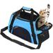 Cat Carrier Soft-Sided Airline Approved Pet Carrier Bag Pet Travel Carrier for Cats Dogs Puppy Comfort Portable Foldable Pet Bag Blue