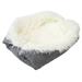 Cat Bed Small Dog Bed Mat Self Warming Cat Beds Self Heating Cat Dog Mat Extra Warm Thermal Pet Pad for Indoor Outdoor Pets Calming Dog Crate Bed Pet Cushionï¼Œwhite