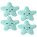 Stuffed Dog Toy Dog Squeaky Plush Toys Cute Small Dog Puppy Toys Stars Squeaky Puppy Dog Chew Toys for Puppies Small Medium Dogs Pet green