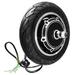 Andoer 10 Electric Scooter Front Tire with Hub Motor Solid Electric Scooter Wheel 48V 500W Brushless Dis Brake Hub Motor E Bike Motor Replacement for KUGOO M4 / M4 PRO Folding Electric Scooter