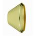 Cal Lightin Plated Brass Solid Cone Shade For Par30 - Polished Brass