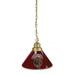 NCAA Montana Grizzlies Single Shade Pendant Light - Brass