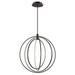 Concentric LED 36 in. Bronze Single Pendant Ceiling Light 36 in.