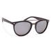 Downtown Polarized Polycarbonate Sunglasses with Silver Mirror Black Gun & Gray