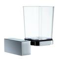 ECKOREAÂ® Polished Chrome Tumbler Holder ECK-330C Tumbler Included Durable Zinc Alloy Wall-Mounted Screw-in