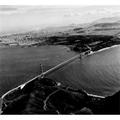 USA California San Francisco Golden Gate Bridge Aerial View Poster Print - 18 x 24 in.