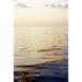 Calm Sea Surface with Sunset - Low Angle View Poster Print