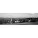 High angle view of barns in a field Peacham Vermont USA Poster Print by - 36 x 12