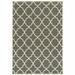 4 x 6 ft. Charcoal Geometric Stain Resistant Indoor & Outdoor Rectangle Area Rug - Charcoal - 4 x 6 ft.