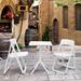 Dream Folding Outdoor Bistro Set with 2 Chairs White