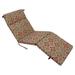 72 x 24 in. Patterned Polyester Outdoor Chaise Lounge Cushion Adonis Jewel