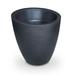 30 in. Modesto Round Planter - Black