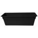 30in Dura Cotta Window Box Black