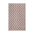 6 x 9 ft. Beige Waves Stain Resistant Indoor & Outdoor Rectangle Area Rug - Beige - 6 x 9 ft.