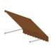 6.38 ft. Santa Fe Twisted Rope Arm Window & Entry Awning Terra Cotta - 31 x 12 in.