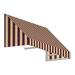 5.38 ft. New Yorker Window & Entry Awning Burgundy & Tan - 24 x 36 in.