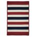 Rug 2 x 4 ft. Portico Braided Rug Patriotic Stripe