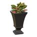 25 in. Tall Vienna Urn Planter - Espresso