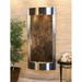 Pacifica Waters Stainless Steel Multicolor Featherstone Wall Fountain