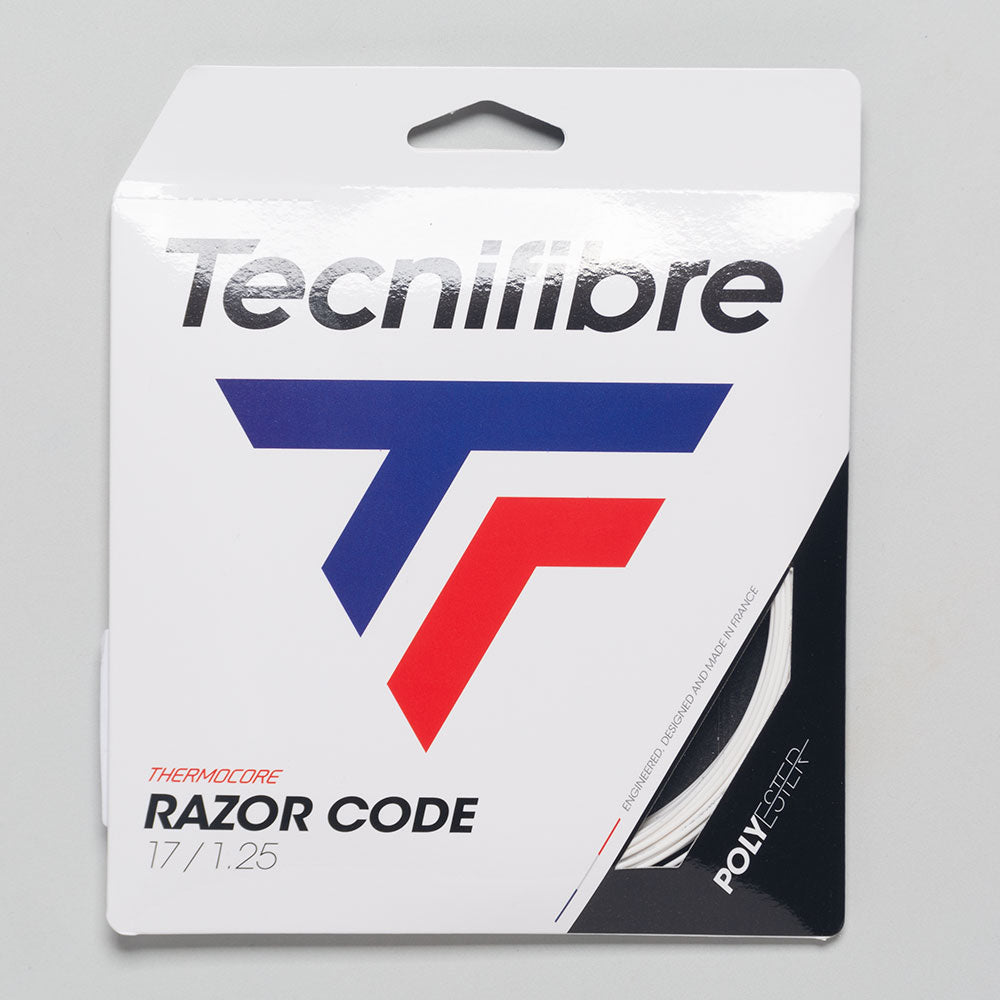 Tecnifibre Razor Code 17 1.25 Tennis String Packages White