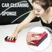 wofedyo Cleaning Supplies Bar Tool Pad Pad Polish Block Car Sponge Clay Cleaning Wax Eraser Cleaning Supplies Black 19*14*5