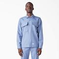 Dickies Men's Premium Collection Boxy Shirt - Ashleigh Blue Size XS (WLR08)