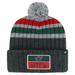 Men's '47 Gray Minnesota Wild Stack Patch Cuffed Knit Hat with Pom