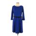 Girls from Savoy Casual Dress: Blue Dresses - Women's Size Medium