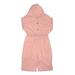 Shein Jumpsuit: Pink Solid Skirts & Jumpsuits - Kids Girl's Size 160