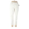 Old Navy Jeggings - High Rise: Ivory Bottoms - Women's Size 14 - Light Wash