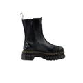 DR. MARTENS Damen Chelsea Boots, Black Nappa Lux & Black Ajax & Black Soft Patent Pu, 36 EU