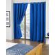 New Edge Blinds Pair Of Thermal Blackout Eyelet Curtains (Blue, 90" x 90" (228cm x 228cm))