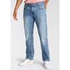 5-Pocket-Jeans CAMEL ACTIVE "WOODSTOCK", Herren, Gr. 33, Länge 34, blau (ocean, blau34), Denim/Jeans, Obermaterial: 97% Baumwolle, 3% Elasthan, casual, bequem lang, Jeans, mit Stretch