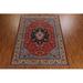 Black/Brown 141 x 106 W in Rug - Rug Source Outlet Heriz Serapi Oriental Area Rug Hand-Knotted 9X12 Wool | 141 H x 106 W in | Wayfair KLMS-12240