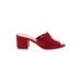 Wild Rose Heels: Red Shoes - Women's Size 7