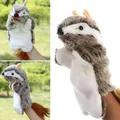 Poupée Animal en peluche avec souris 27 cm marionnette à main théâtre conte de fées jouet en